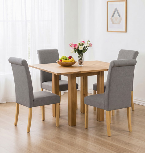 Oak dining set small - dining, of