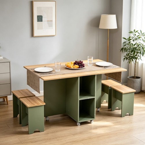 Folding dining table - table, &