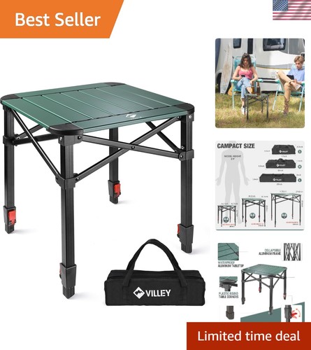 Folding camping square table - camping,