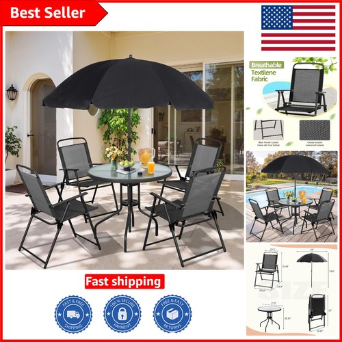 Piece folding patio dining - 6,