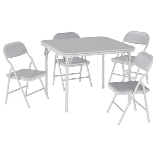 Grey kids folding table - table, &