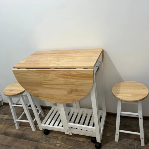 Small wooden kitchen table bar - kitchen,